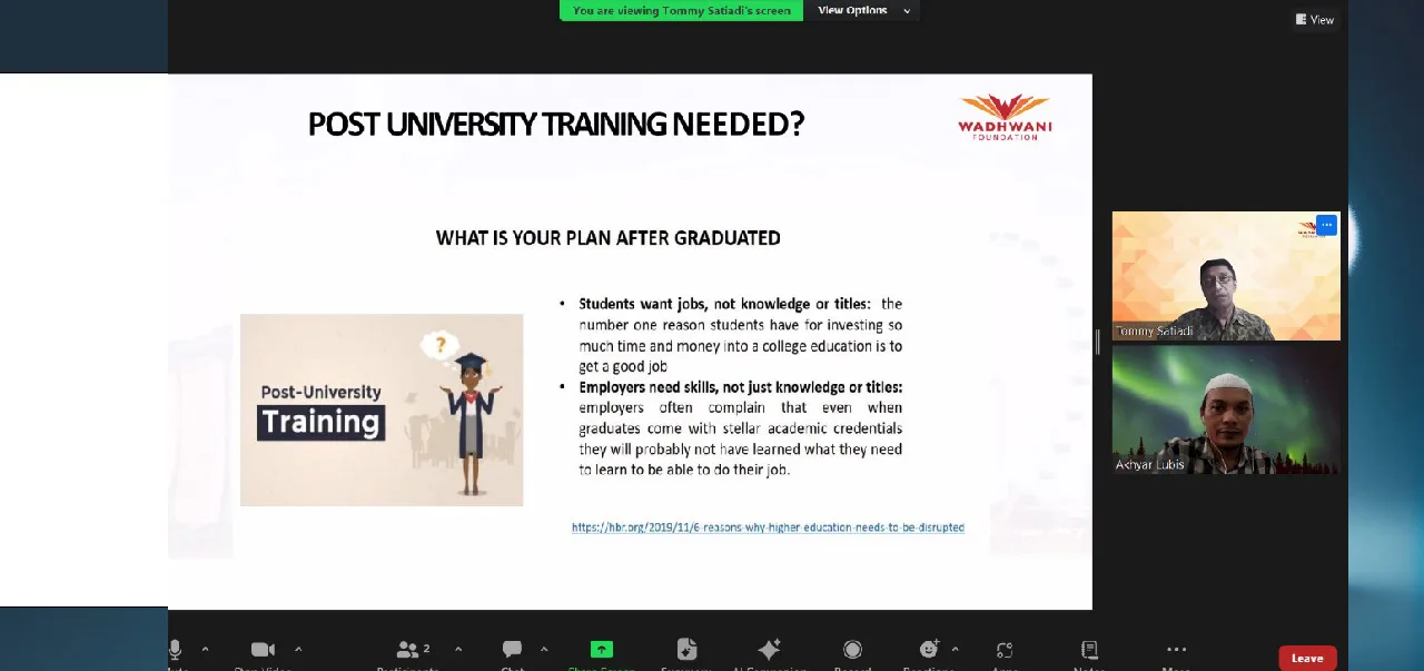 Kolaborasi UNPAB-Wadhwanifoundation.org: Peningkatan Soft Skills Mahasiswa